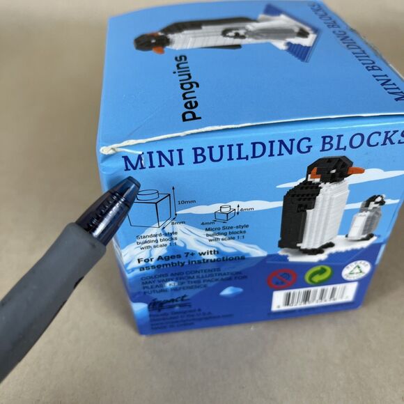 Impact Photographics - Penguin Mini Building Blocks Set - 47459 PUZZLE‎ NIB - Picture 7 of 7